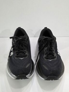 Hoka Women's Bondi 8 Pre-Owned Sneakers Black/White US Size 8.5 B - EUR 40.5